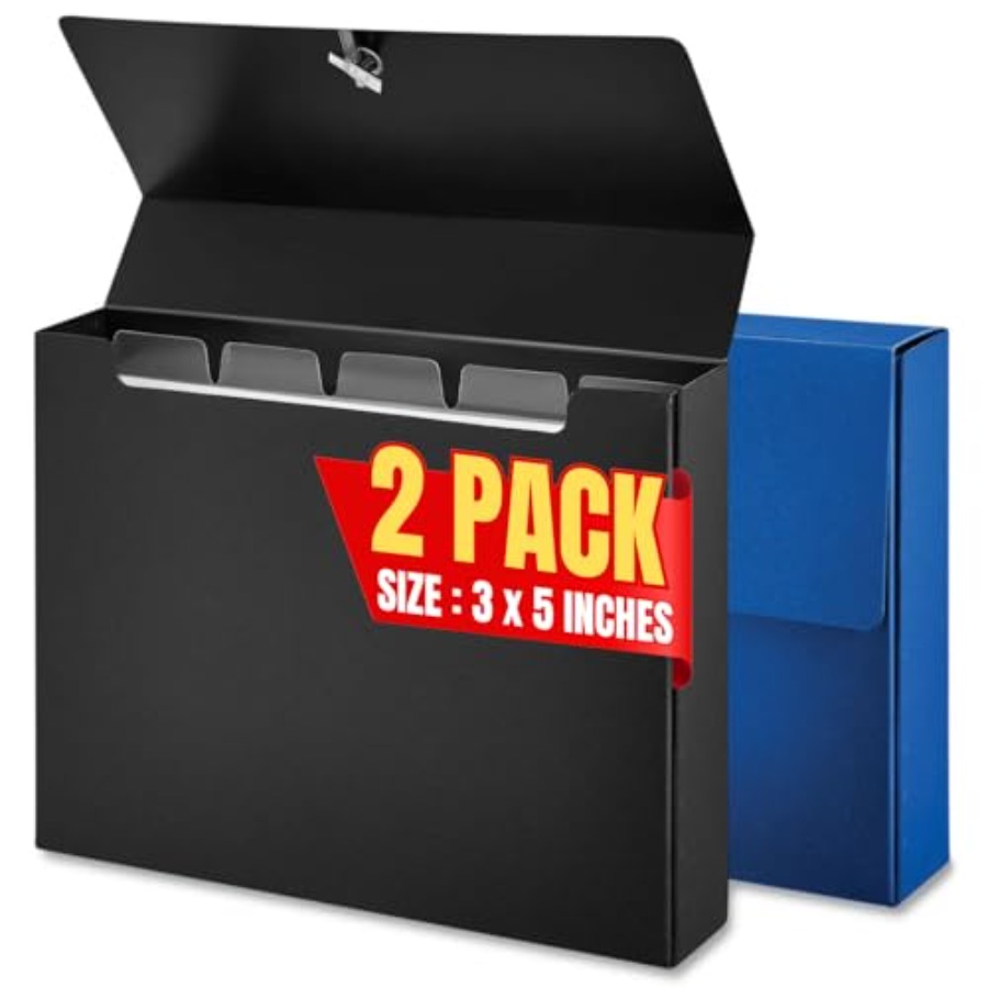 Index Card Box 3x5, Index Card - Card Index Box avis et prix