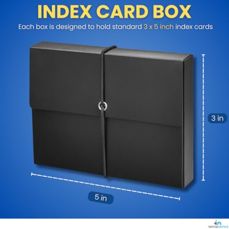 Index Card Box 3x5, Index Card - Card Index Box avis et prix