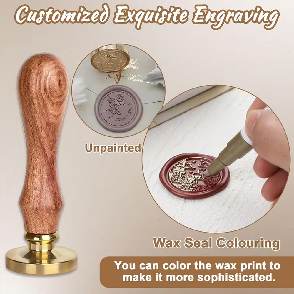 Personalized Wax Sealing Stamp - Wax Seal Stamp Set avis et prix