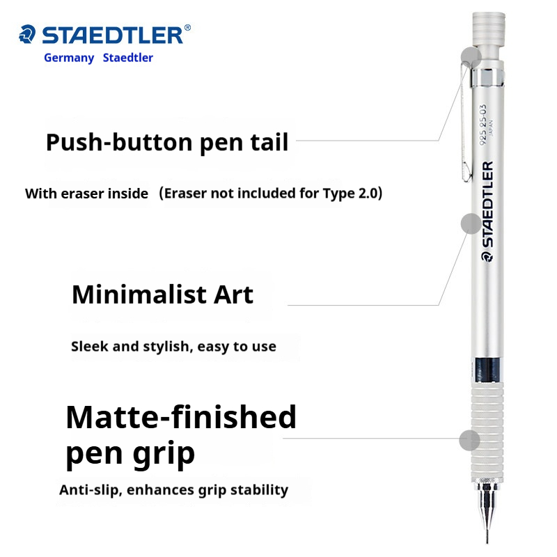 Staedtler 925 Full Metal Draft - Mechanical Pencil 0.3 avis et prix