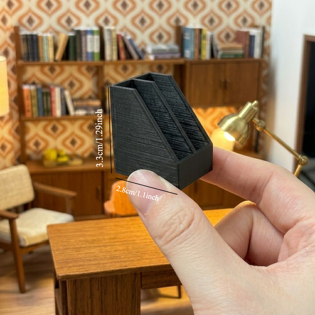 2pcs Miniature Double Slot Fil - Magazine Holder Rack avis et prix