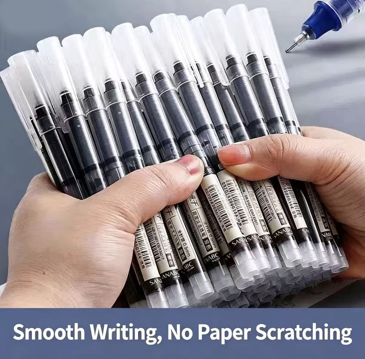 6 Pack Click Gel Pens 0.5mm Bl - Gel Refill Pack avis et prix