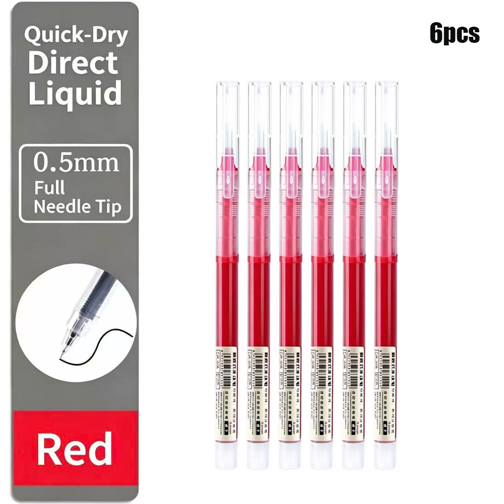 6 Pack Click Gel Pens 0.5mm Bl - Gel Refill Pack avis et prix