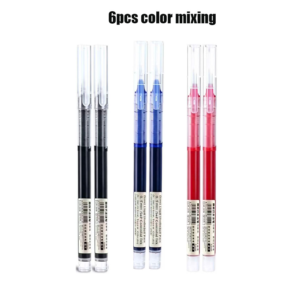 6 Pack Click Gel Pens 0.5mm Bl - Gel Refill Pack avis et prix