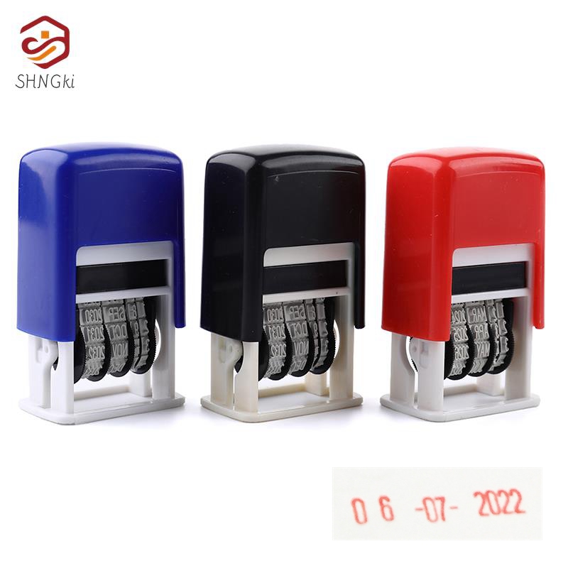 1Pcs Cute Date Stamp In Englis - Rubber Date Stamp avis et prix