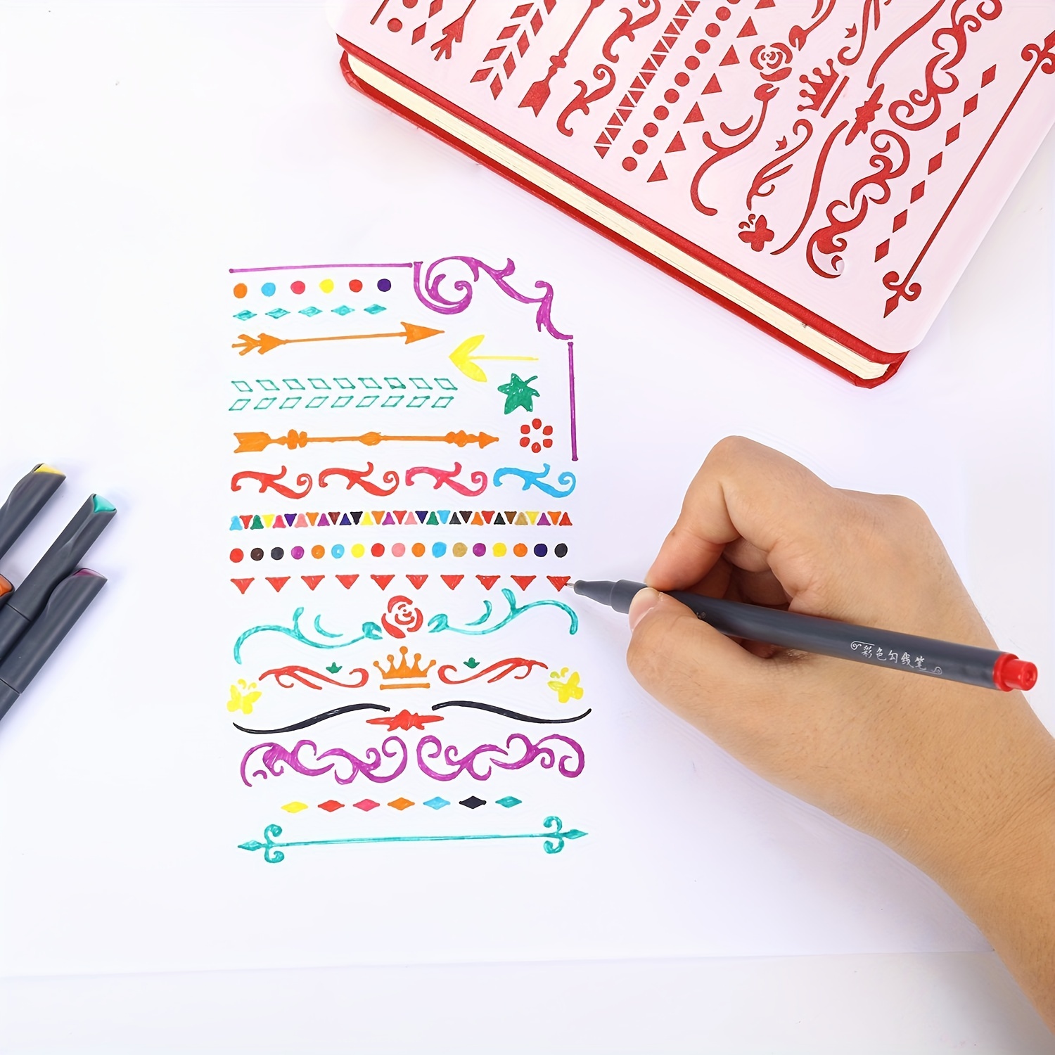 12-100pcs Colorful Line Drawin - Correction Pen Fine avis et prix