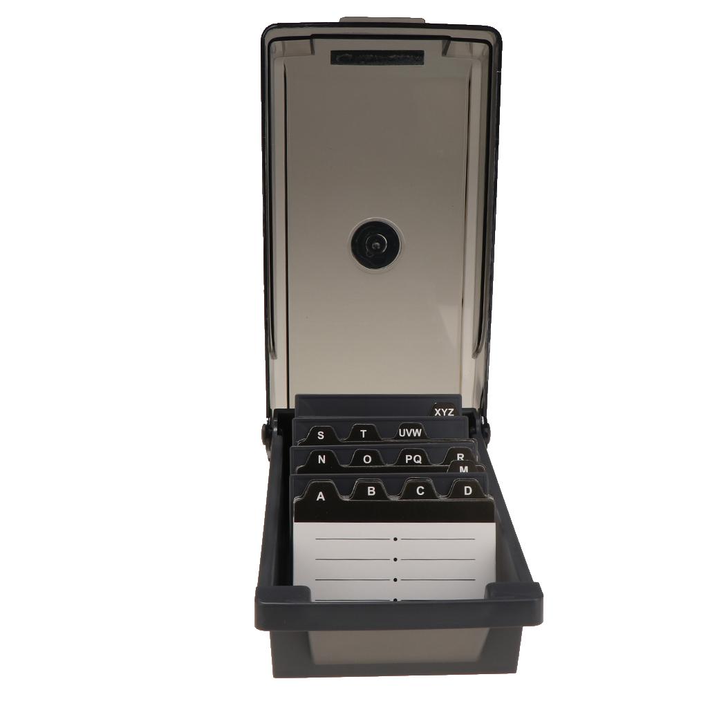 Large Plastic Index Card Stora - Card Index Box avis et prix