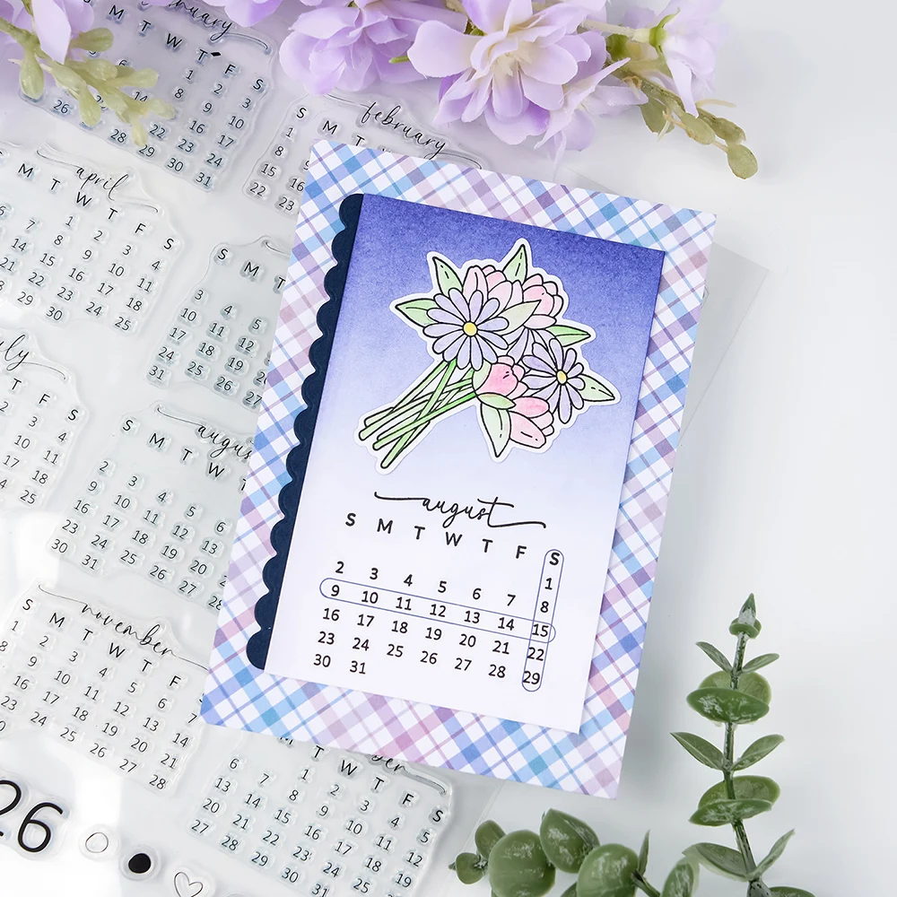 Calendar Date 2026 Clear Stamp - Rubber Date Stamp avis et prix