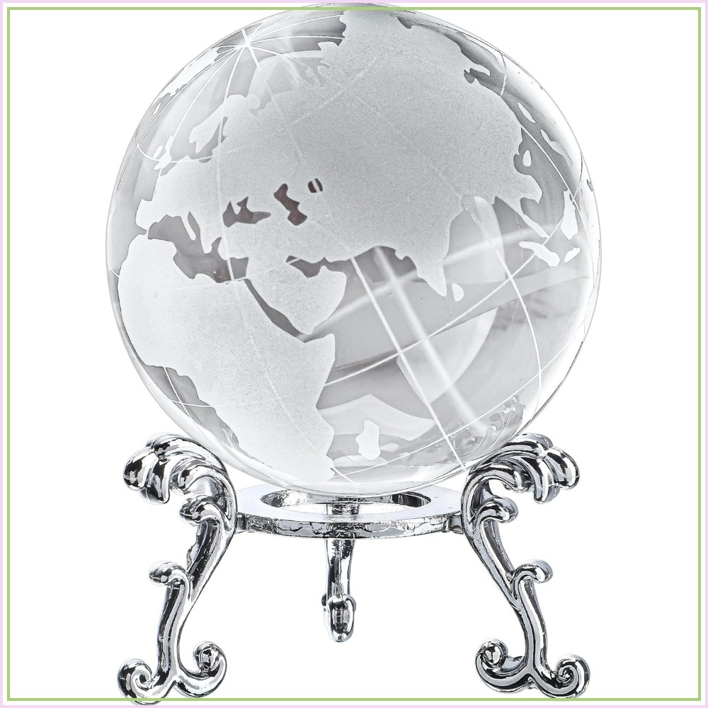 60mm Crystal Earth Globe Paper - Paper Weight Crystal avis et prix