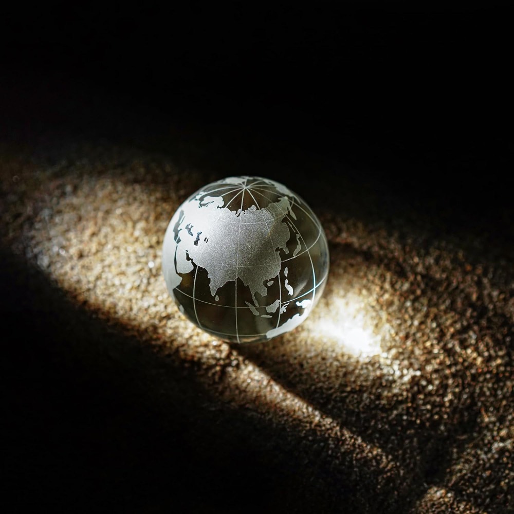 60mm Crystal Earth Globe Paper - Paper Weight Crystal avis et prix