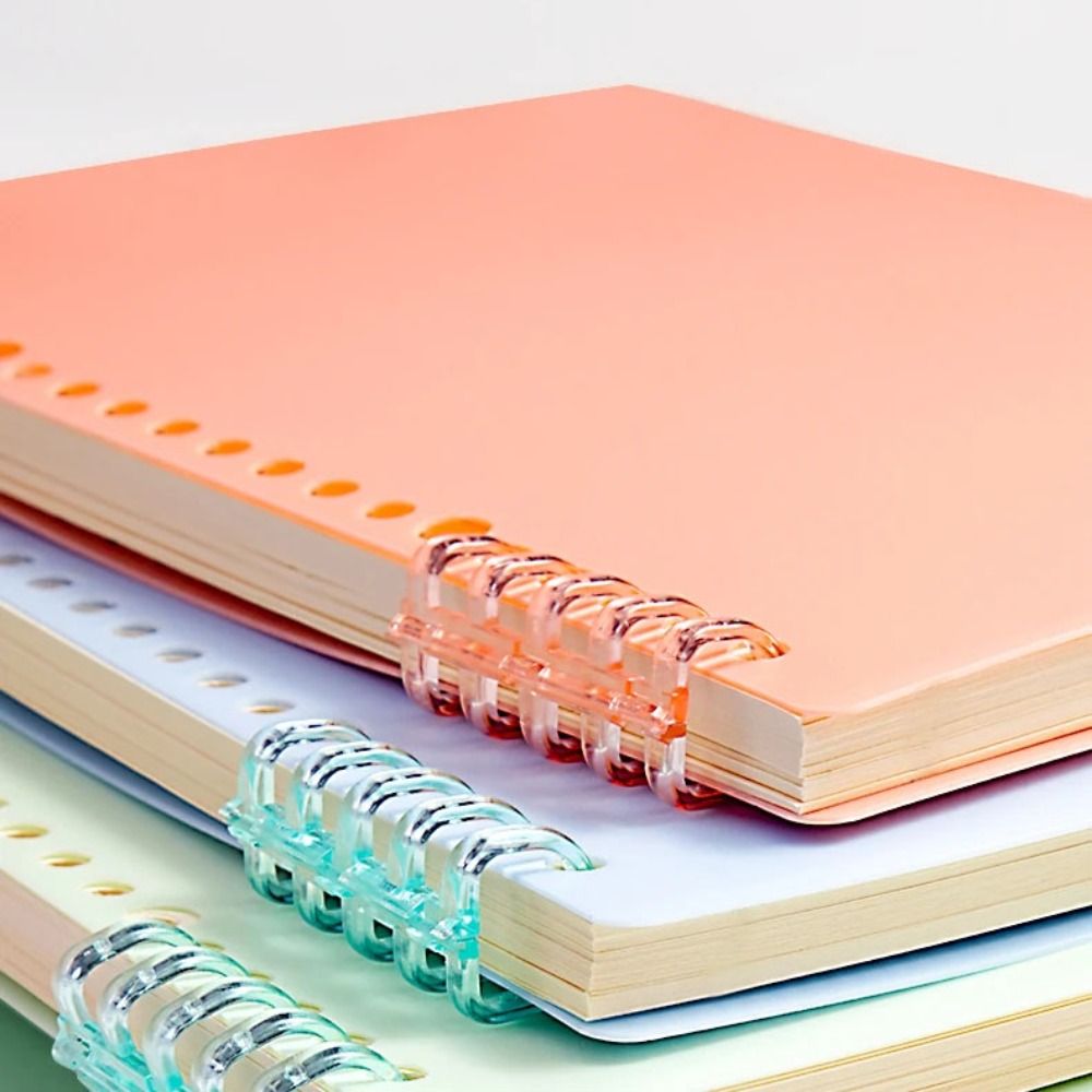 4Pcs PP Loose-leaf Book Cover  - Binder A4 Lever avis et prix