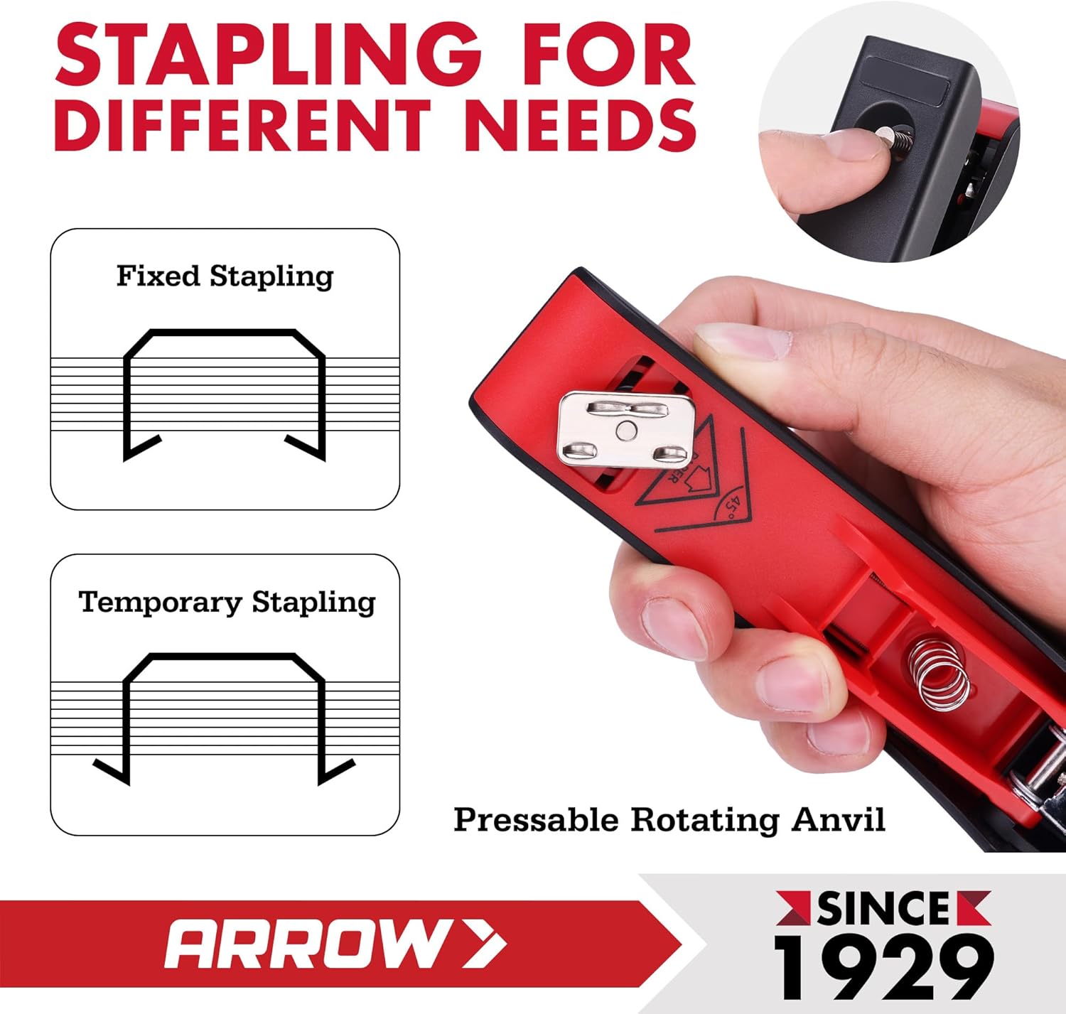 Arrow Office Stapler Set, 25 S - Stapler Half Strip avis et prix