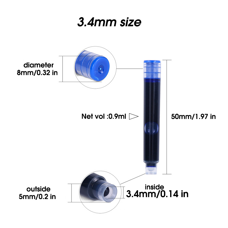 50pcs Fountain Pen Ink Cartrid - Fountain Pen Bottled Ink avis et prix
