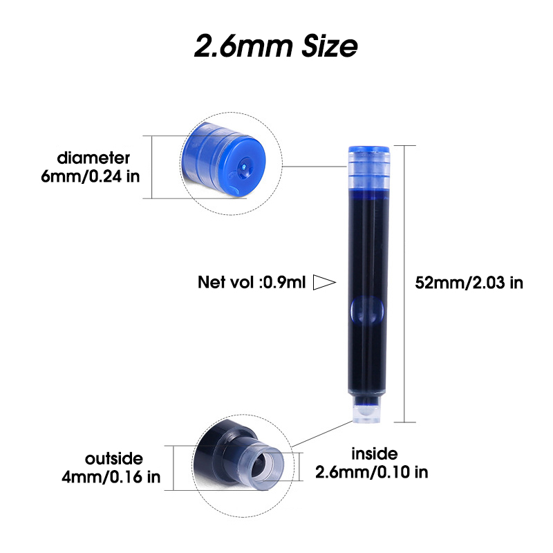 50pcs Fountain Pen Ink Cartrid - Fountain Pen Bottled Ink avis et prix