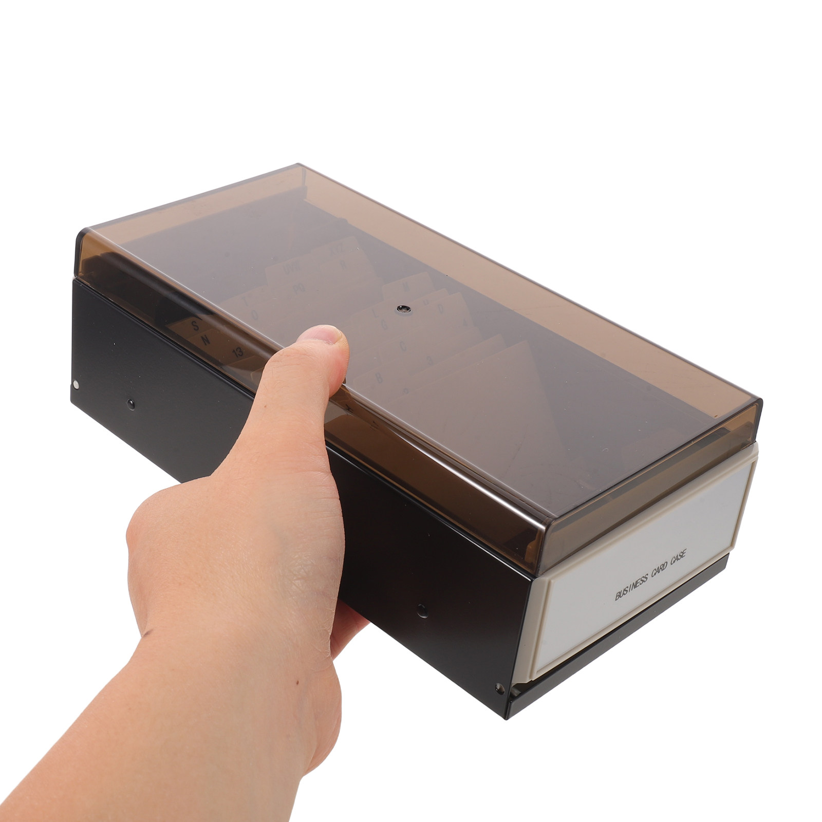 Business Card File Organizer L - Card Index Box avis et prix