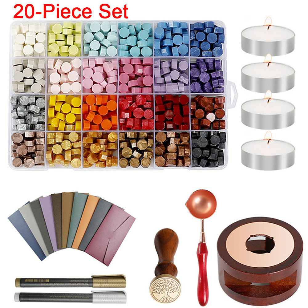 20pcs/set Wax Seal Stamp Set w - Wax Seal Stamp Set avis et prix