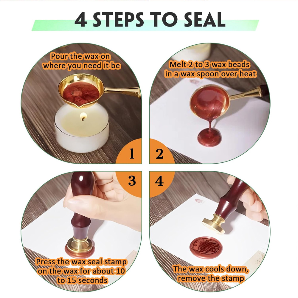 20pcs/set Wax Seal Stamp Set w - Wax Seal Stamp Set avis et prix