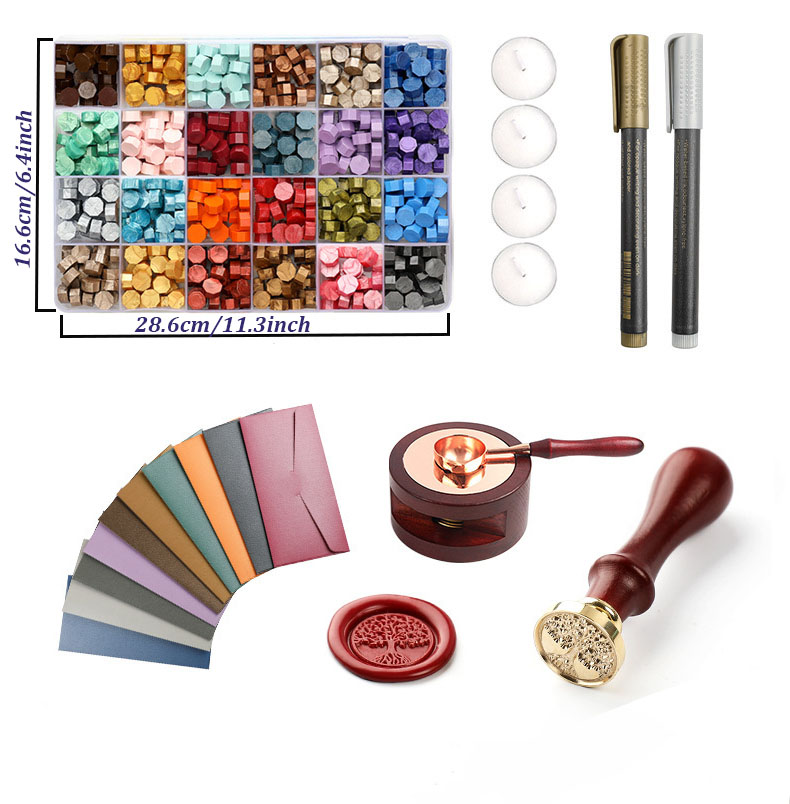 20pcs/set Wax Seal Stamp Set w - Wax Seal Stamp Set avis et prix