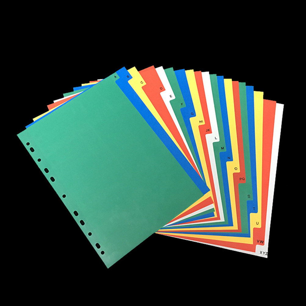 40Pcs A4 Multi-Color Classifie - Tab Divider A4 avis et prix