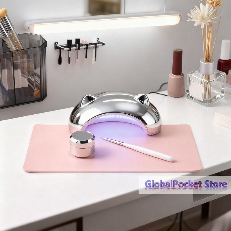 [TG823]Foldable Nail Art Table - Leather Desk Pad avis et prix