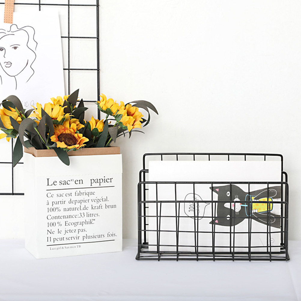 Modern 3 Slot Mail Organizer M - Magazine Holder Rack avis et prix
