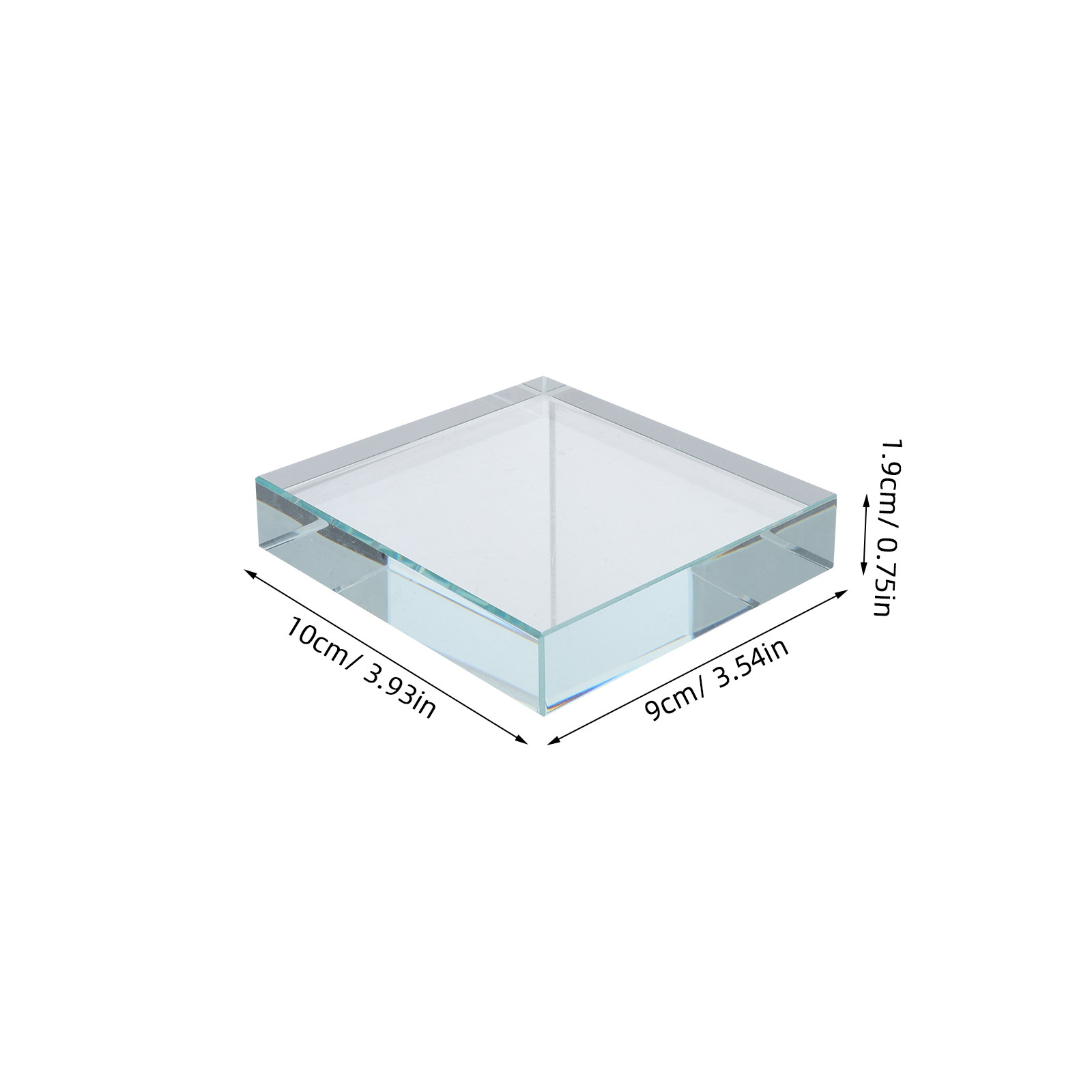 Glass Paperweight Rectangular  - Book Weight Glass avis et prix