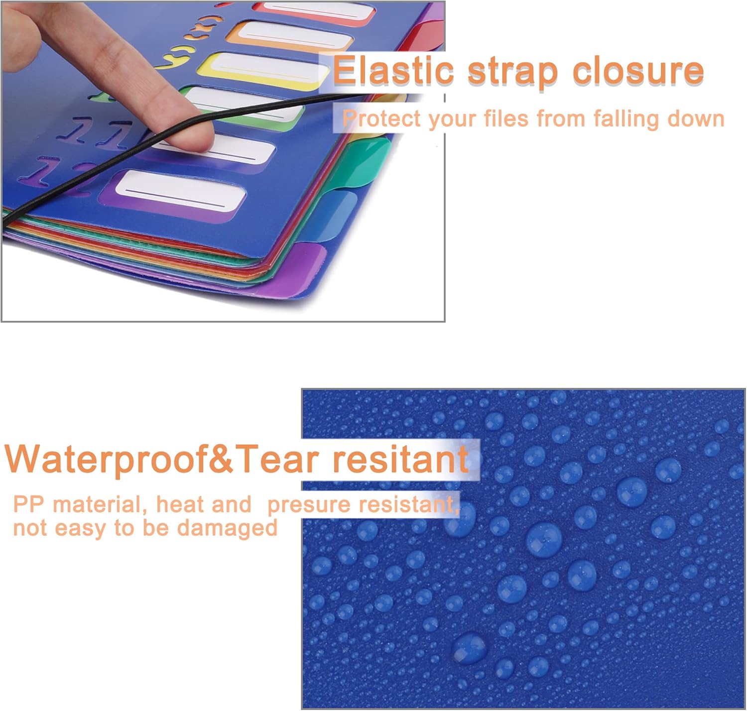 A4 Size Rainbow Tab Expanding  - Tab Divider A4 avis et prix