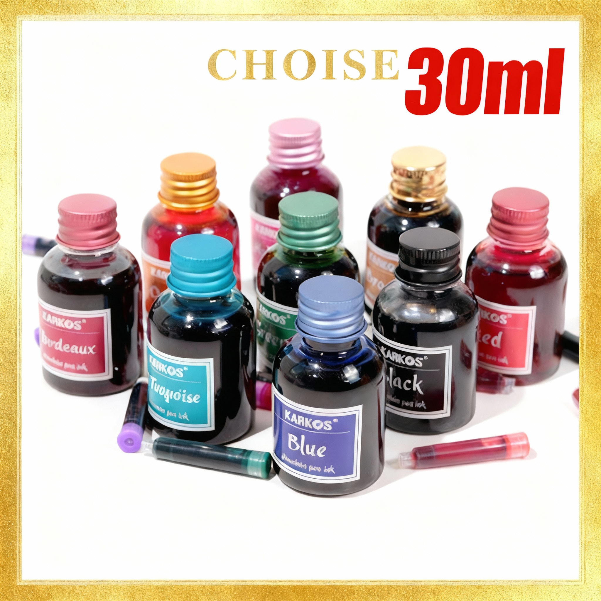 Pure Black Colorful Fountain P - Fountain Pen Bottled Ink avis et prix