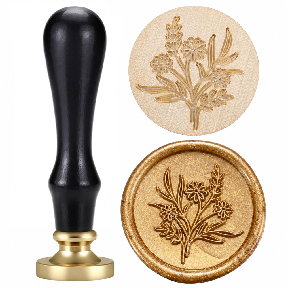Wax Seal Stamp Set Flower Plan - Wax Seal Stamp Set avis et prix