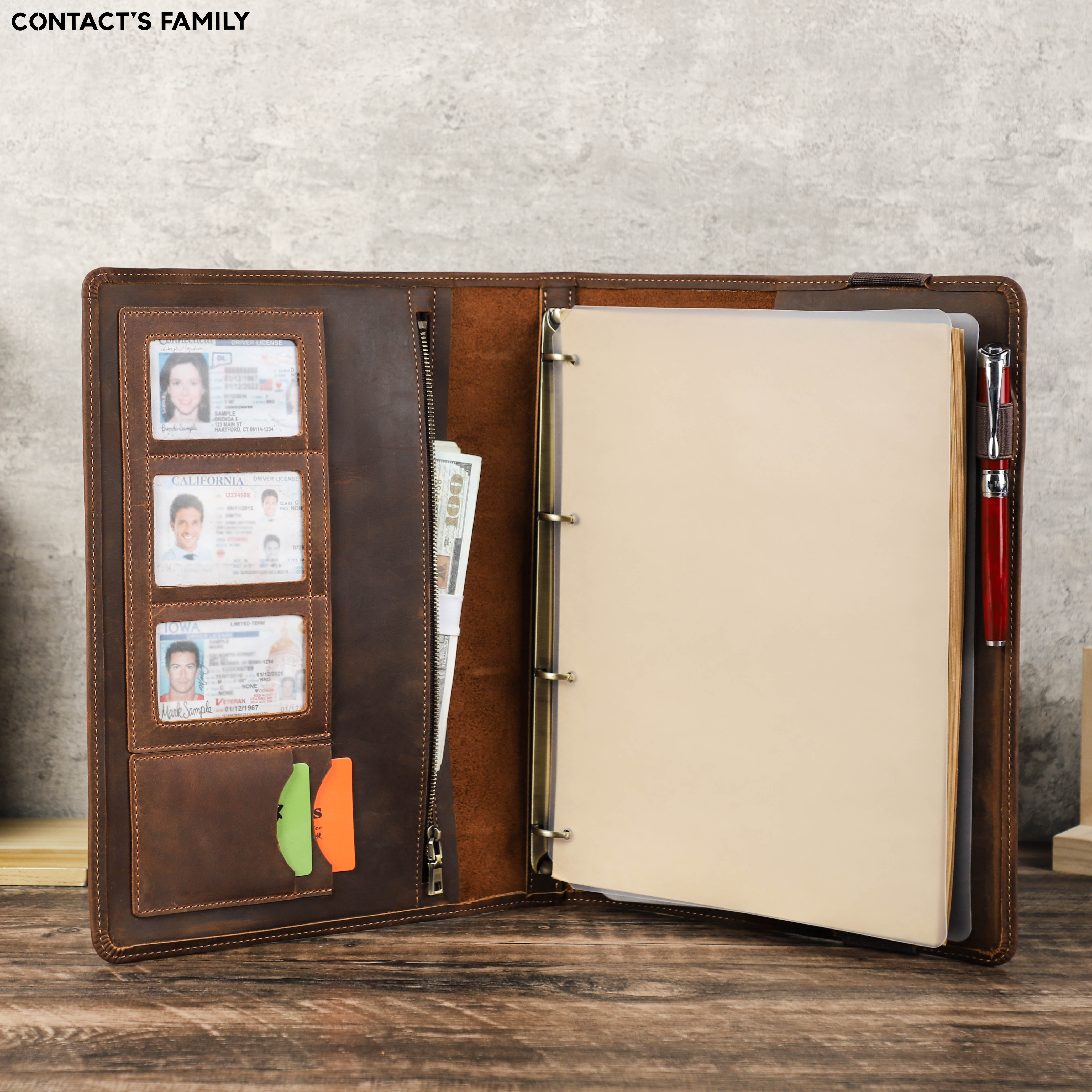Luxury Retro Business A4 Noteb - Binder A4 Lever avis et prix