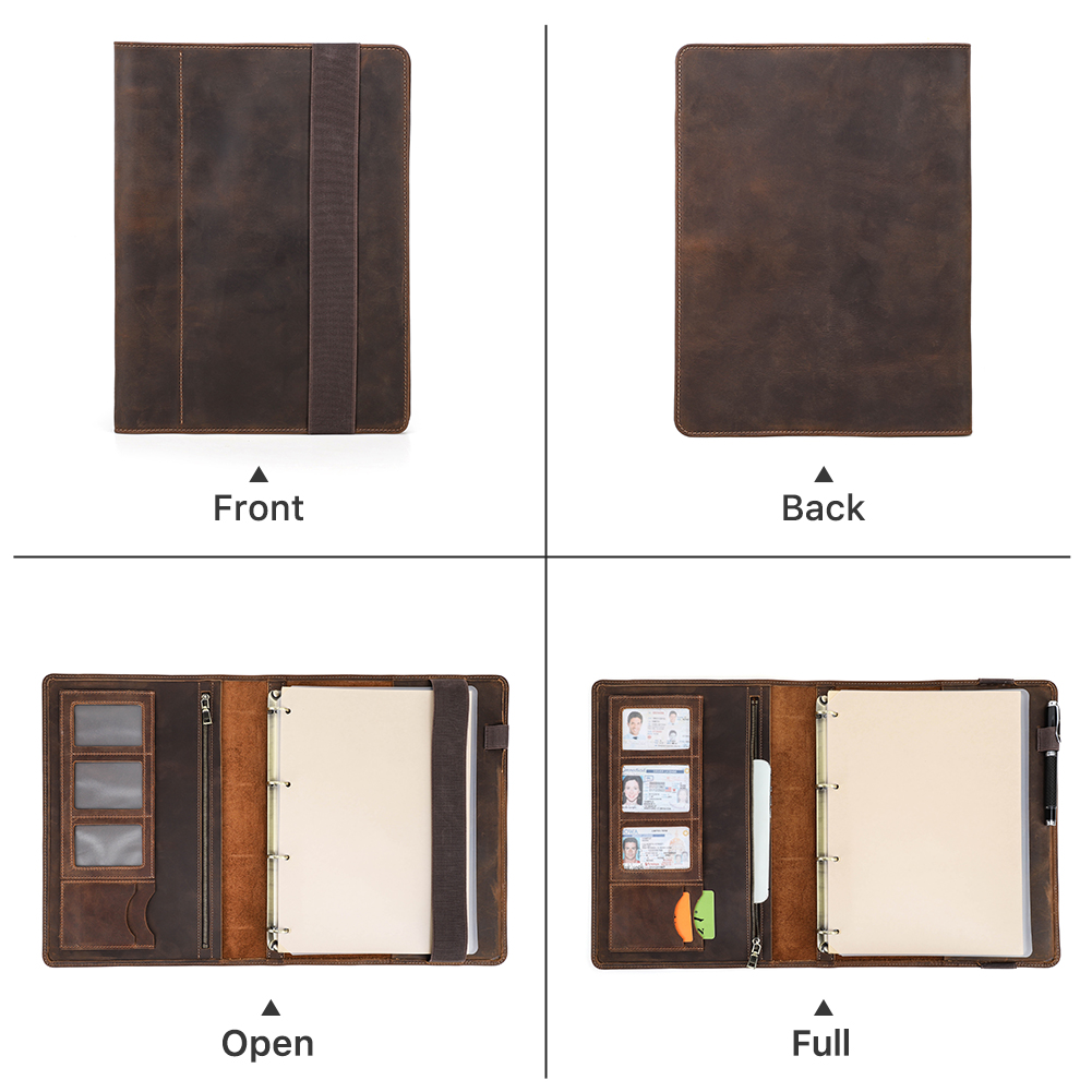 Luxury Retro Business A4 Noteb - Binder A4 Lever avis et prix