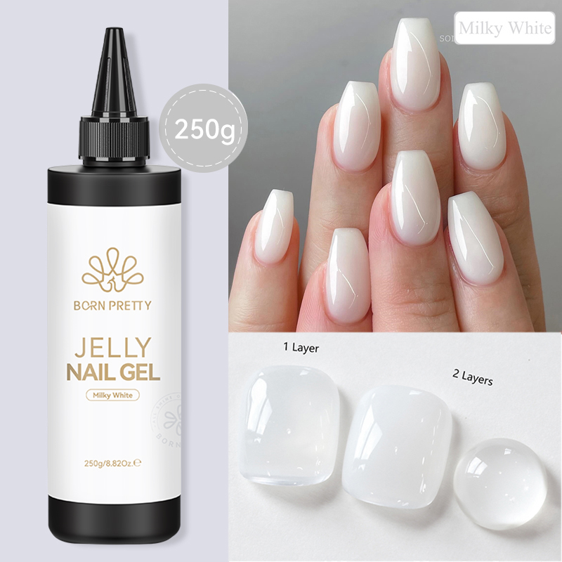 BORN PRETTY 250g Jelly Milky W - Gel Refill Pack avis et prix