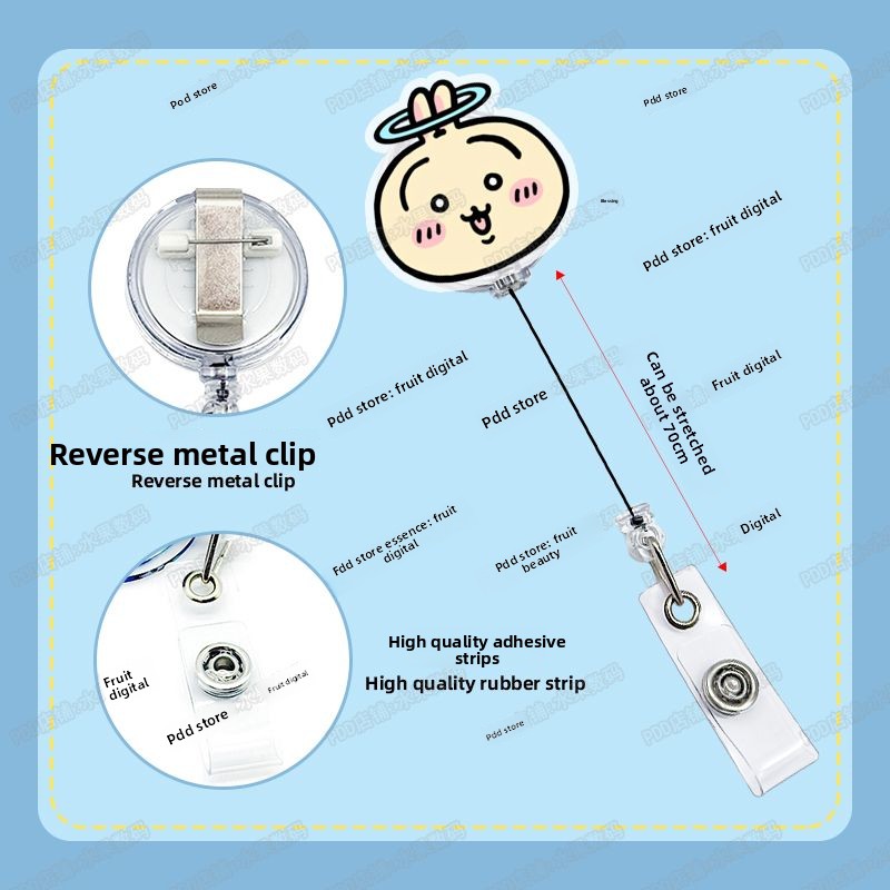 jiyi Retractable Badge Reel Ka - Index Card Holder avis et prix