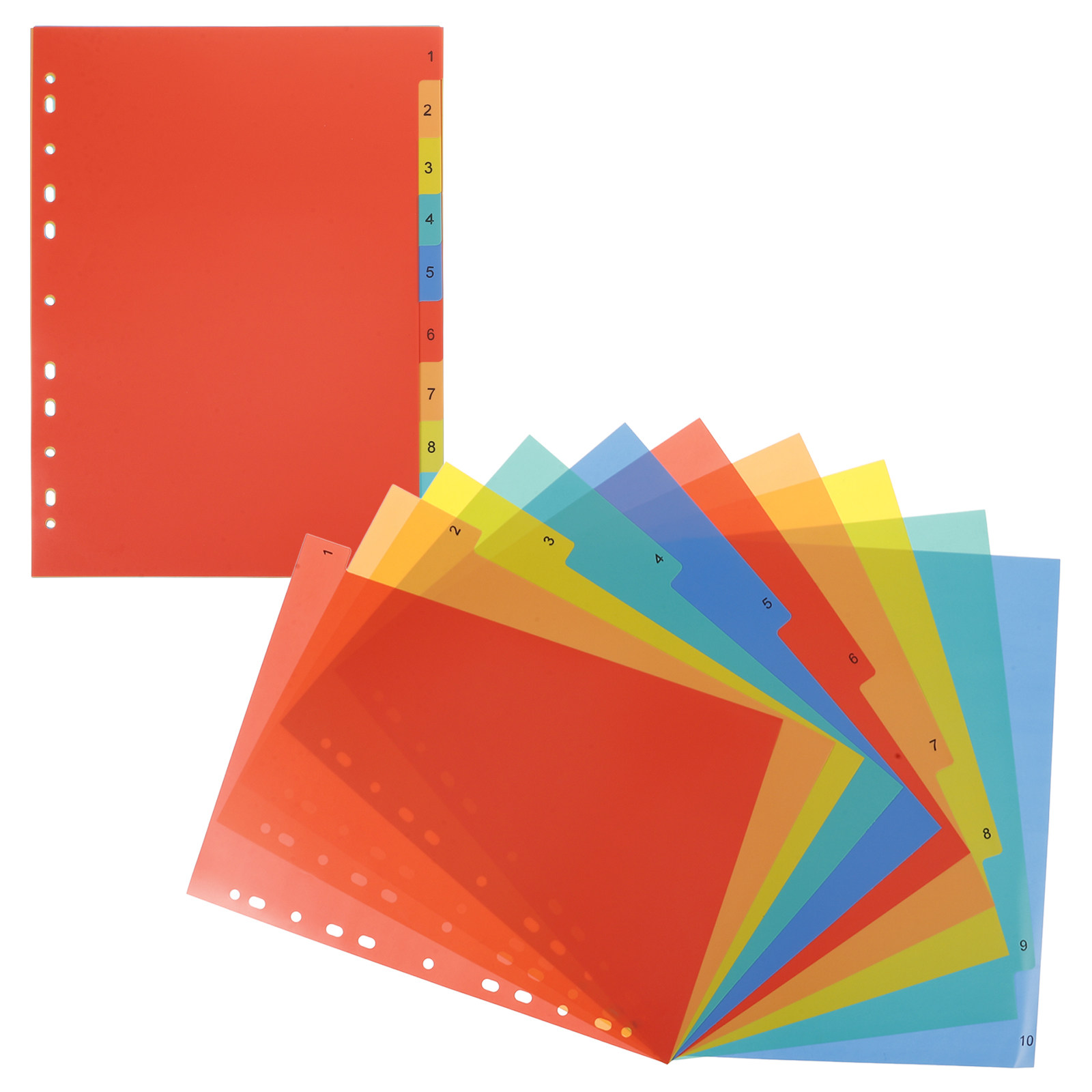 2Sets A4 Binder Dividers PP Pl - Tab Divider A4 avis et prix